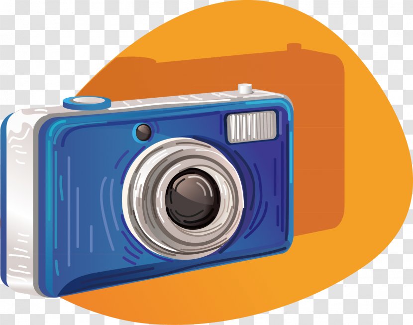 Camera Icon - Orange - Modified Transparent PNG