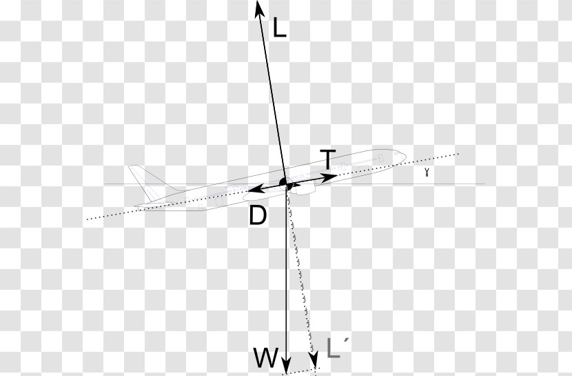 Line Point Angle - Along With Aircraft Transparent PNG