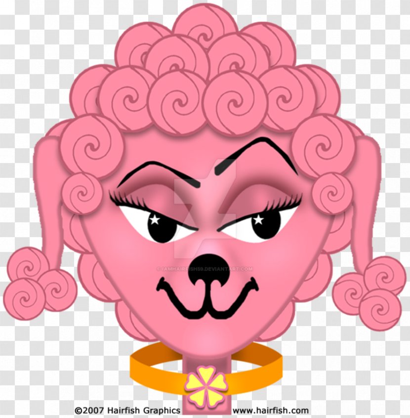 Nose Clip Art Illustration Mouth Cheek - Watercolor - Pink Poodle Transparent PNG