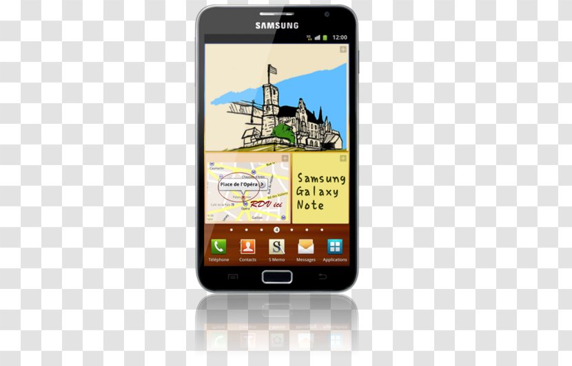 Samsung Galaxy Note II 3 10.1 - Feature Phone Transparent PNG