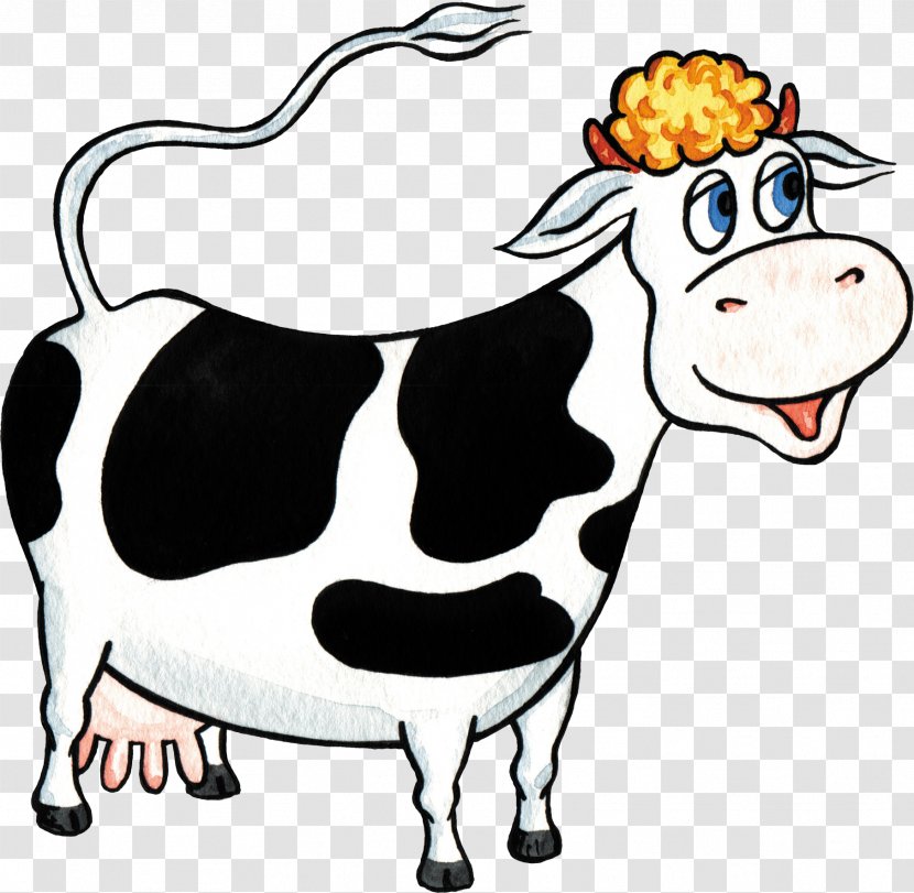 Dairy Cattle Ox Livestock Milk - Art - Cow Transparent PNG