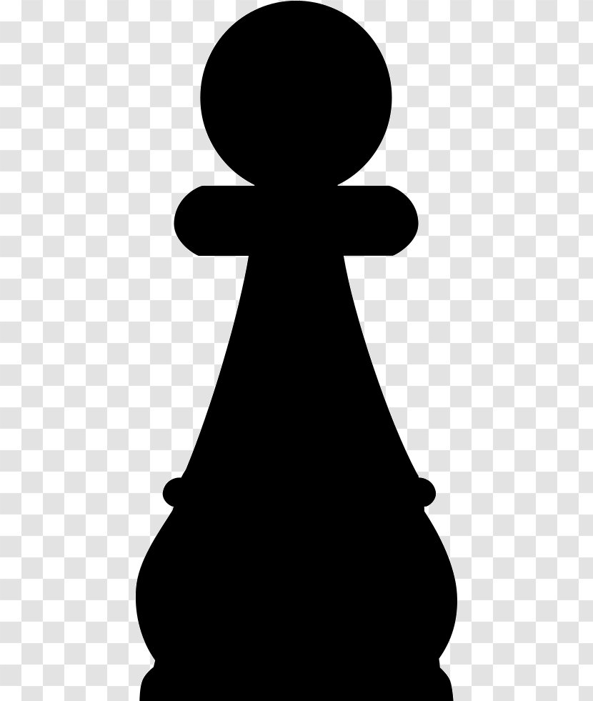 Chess Piece Pawn Queen Knight - Monochrome Photography - Applies Silhouette Transparent PNG