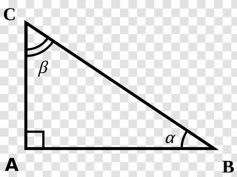 Right Triangle Rectangle Hypotenuse - Angle - Geometri Transparent PNG