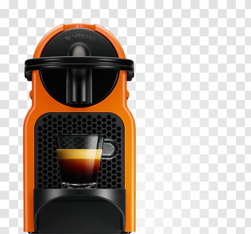 Coffeemaker Espresso Machines Nespresso Single-serve Coffee Container - De Longhi - Orange Glow Transparent PNG