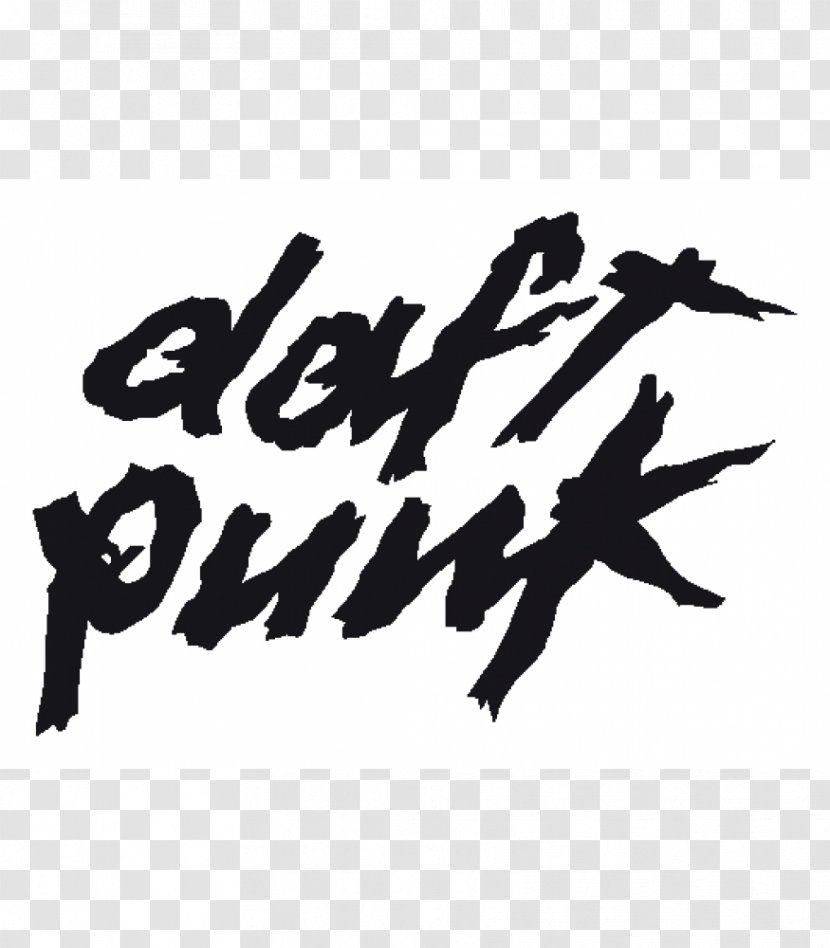 Logo Daft Punk Typography Too Long / Steam Machine - Flower Transparent PNG