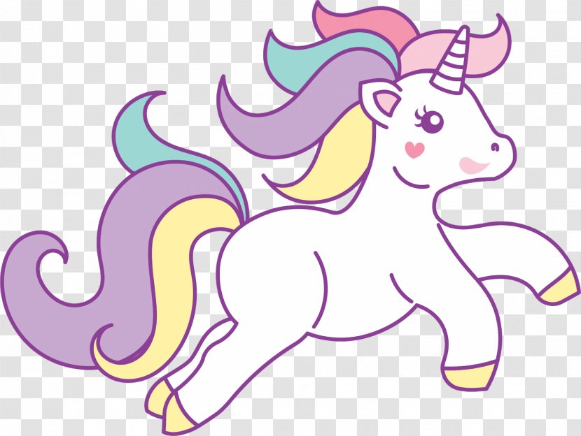 Running Unicorn Clip Art - Tree - Topo Transparent PNG