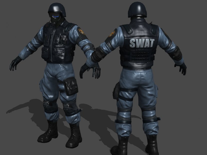 Hatred Batman: Arkham Origins Soldier 3D Modeling DeviantArt - Concept Art - Swat Transparent PNG