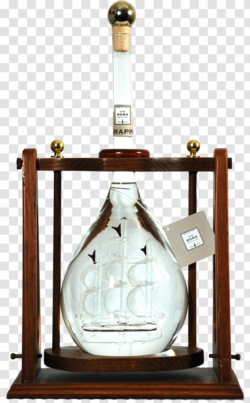 Liqueur Glass Bottle Grappa Wine Sailing Ship Transparent PNG
