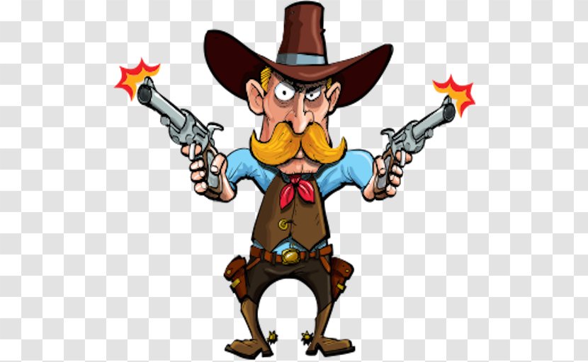 Cowboy Cartoon Western American Frontier - Cartoons - Stock Photography Transparent PNG