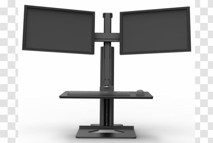 Computer Monitors Hewlett-Packard Sit-stand Desk Mouse Liquid-crystal Display - Technology - Hewlett-packard Transparent PNG