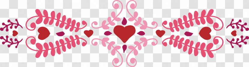 Download Illustration - Heart - Dividing Line Transparent PNG