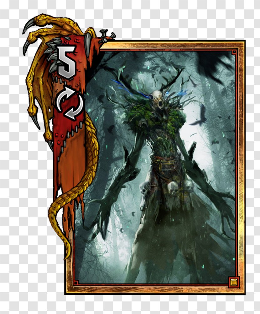 Gwent: The Witcher Card Game 3: Wild Hunt Leshy Geralt Of Rivia - Demon Transparent PNG