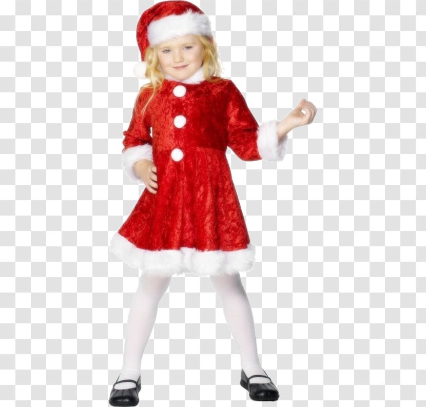Santa Claus Costume Party Suit Child - Heart Transparent PNG
