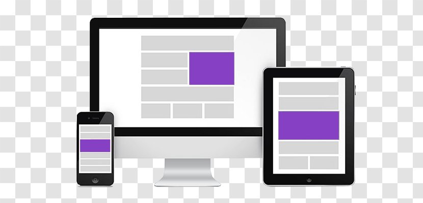 Responsive Web Design Digital Marketing Graphic - Content Management System - Lay Out Transparent PNG