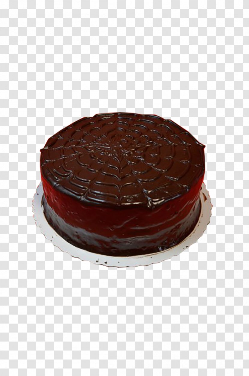 Chocolate Cake Sachertorte Prinzregententorte Truffle Pudding - Ganache - Double Deck Transparent PNG