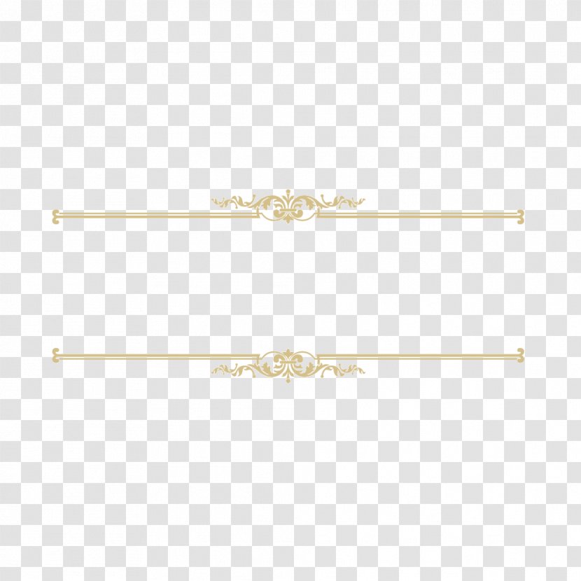 White Pattern - Rectangle - Gold Frame Transparent PNG