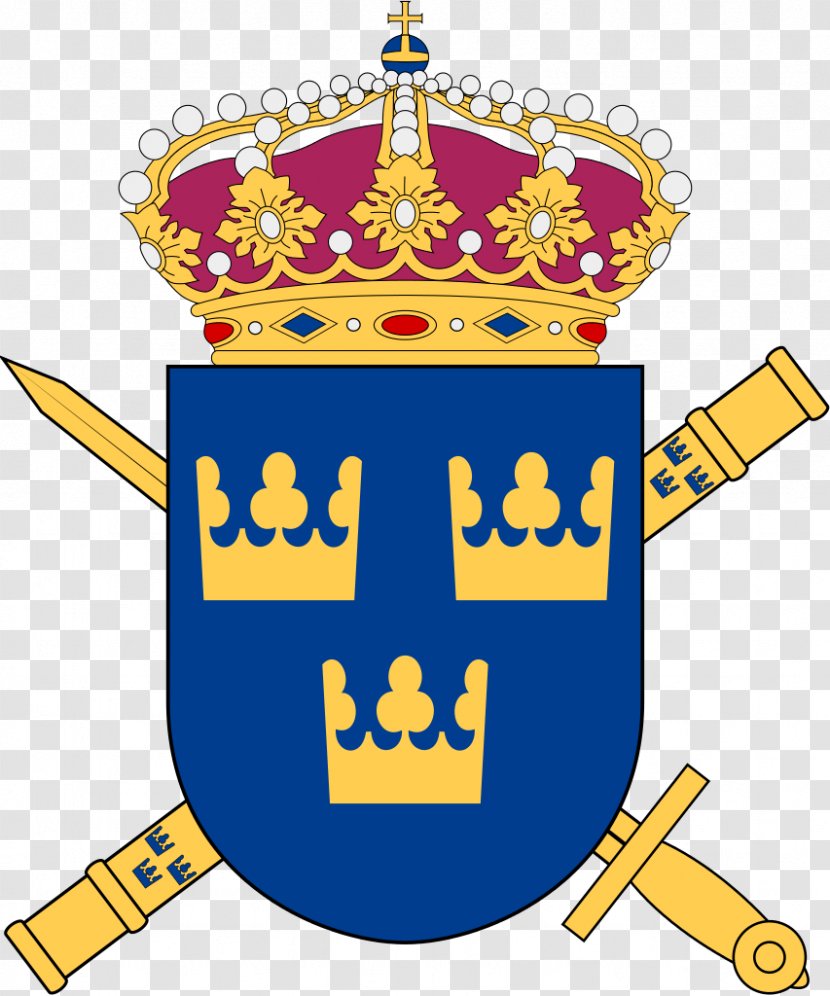 Stockholm Palace Royal Guards Coat Of Arms Sweden Commandant General In - Swedish Armed Forces Transparent PNG