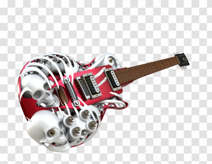 Electric Guitar 3D Printing Acoustic - Acousticelectric Transparent PNG