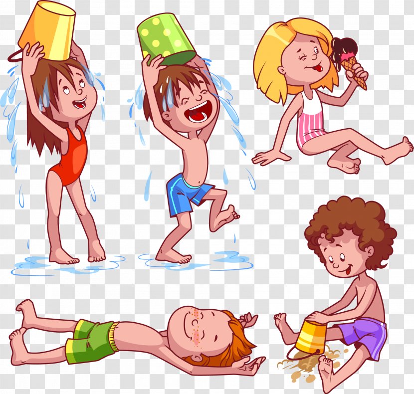 Child Cartoon Clip Art - Male - Vector Bath Transparent PNG
