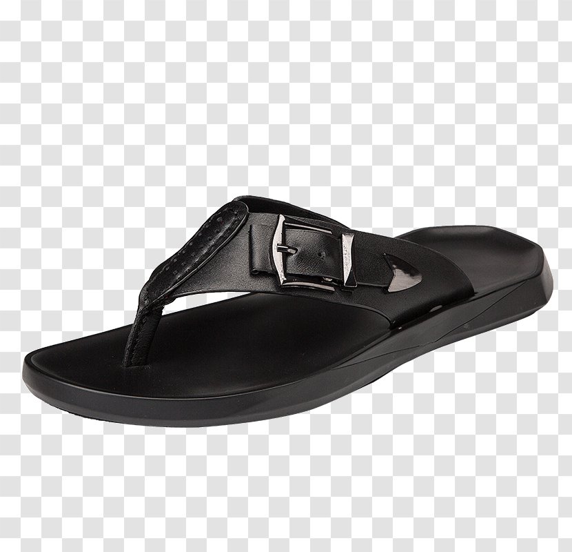 Slipper Sandal Leather Flip-flops Shoe - Flipflops Transparent PNG