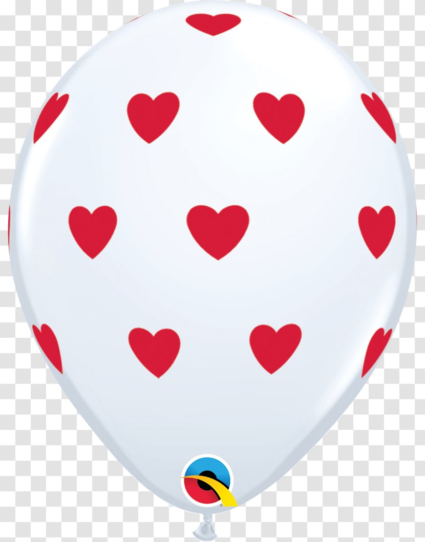 Balloon Valentine's Day Heart Birthday Party - White - Air Transparent PNG