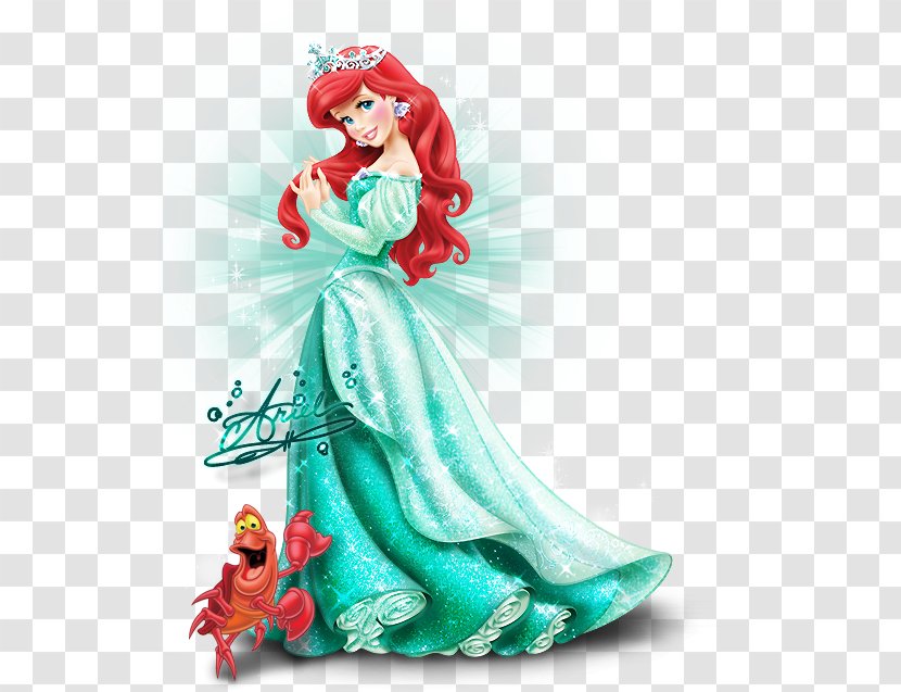 Ariel Princess Aurora Belle Disney Cinderella - Mythical Creature Transparent PNG