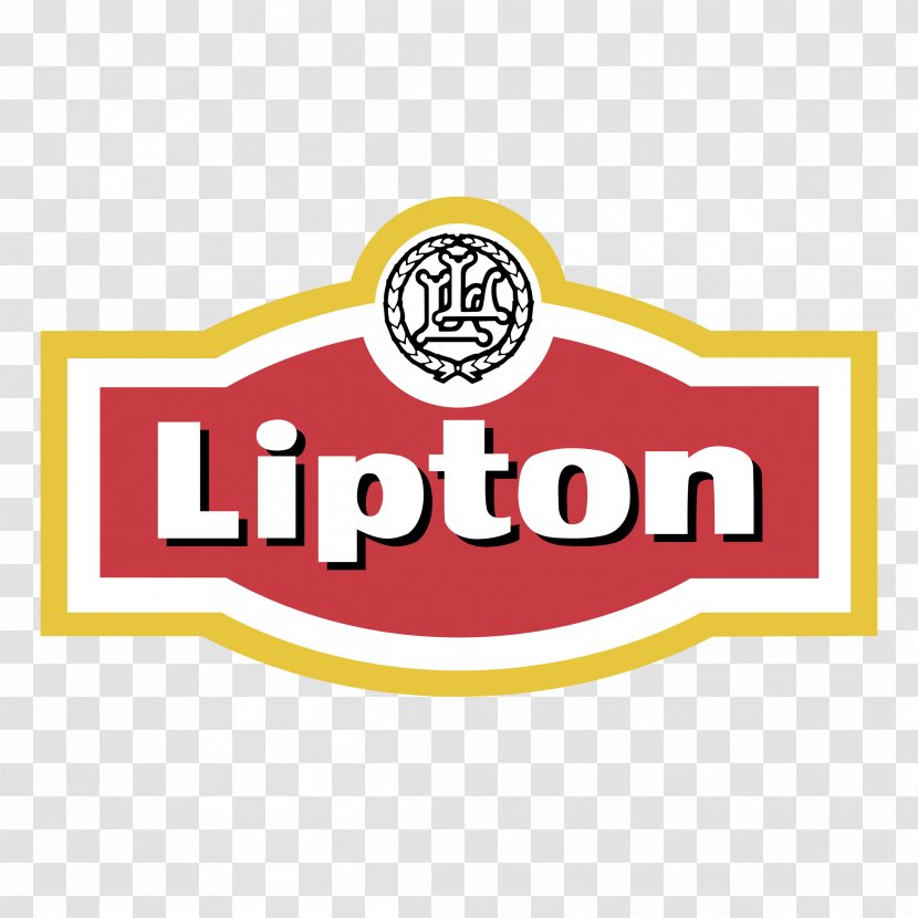 Iced Tea Logo Yellow Lipton Brand - Signage Transparent PNG
