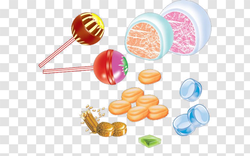 Candy Lollipop Food - Sugar - Hand-painted Picture Material Transparent PNG