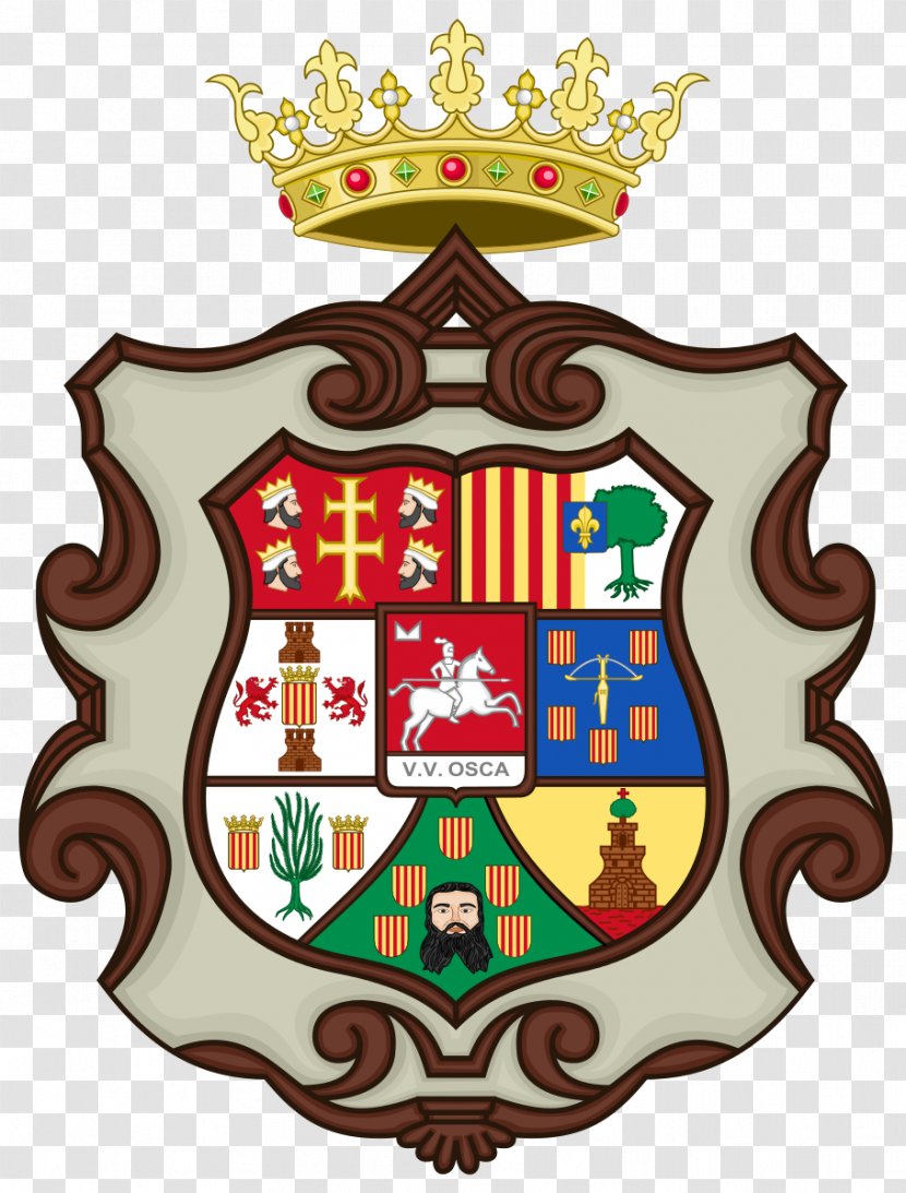 Huesca Zaidín Graus Provinces Of Spain - Coat Arms Transparent PNG