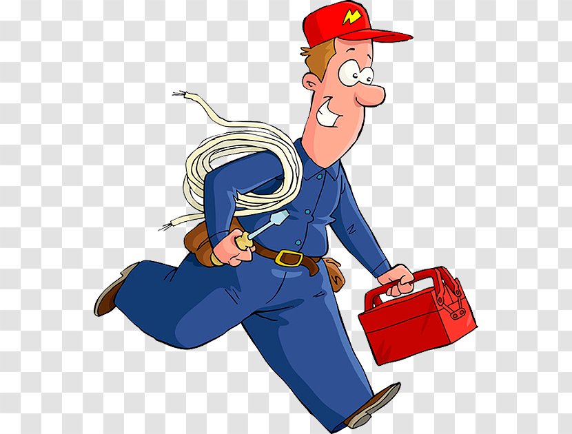 Electrician Royalty-free Cartoon - Electricity Transparent PNG