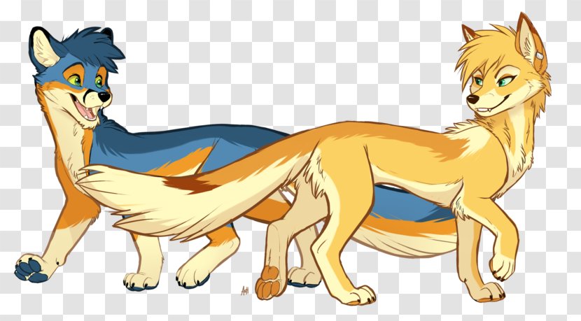 Red Fox Dog Art Drawing Cat - Heart Transparent PNG