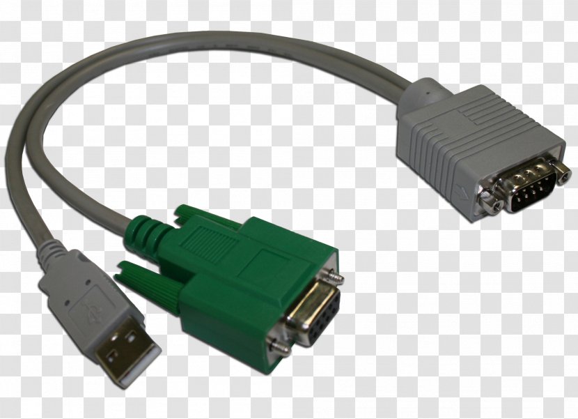 Serial Cable Electrical Connector Adapter Y-cable - Computer Network Transparent PNG