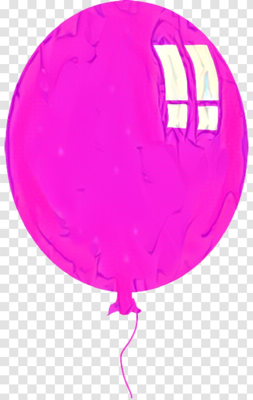 Pink Balloon - M - Party Supply Violet Transparent PNG