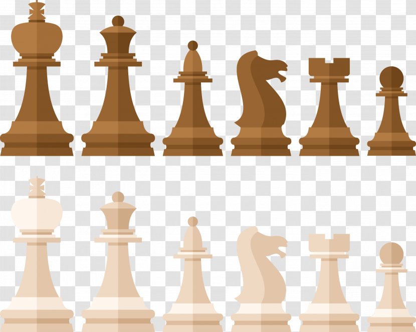 Chess Piece Xiangqi Staunton Set - Vector Transparent PNG