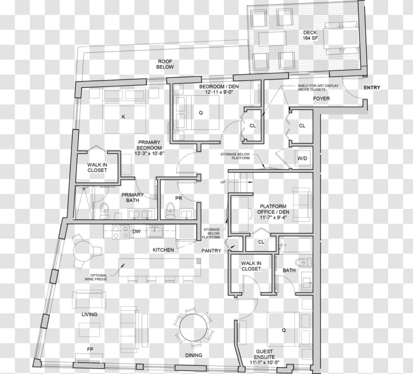 Floor Plan Technical Drawing Product Design - M - Bay Map Transparent PNG