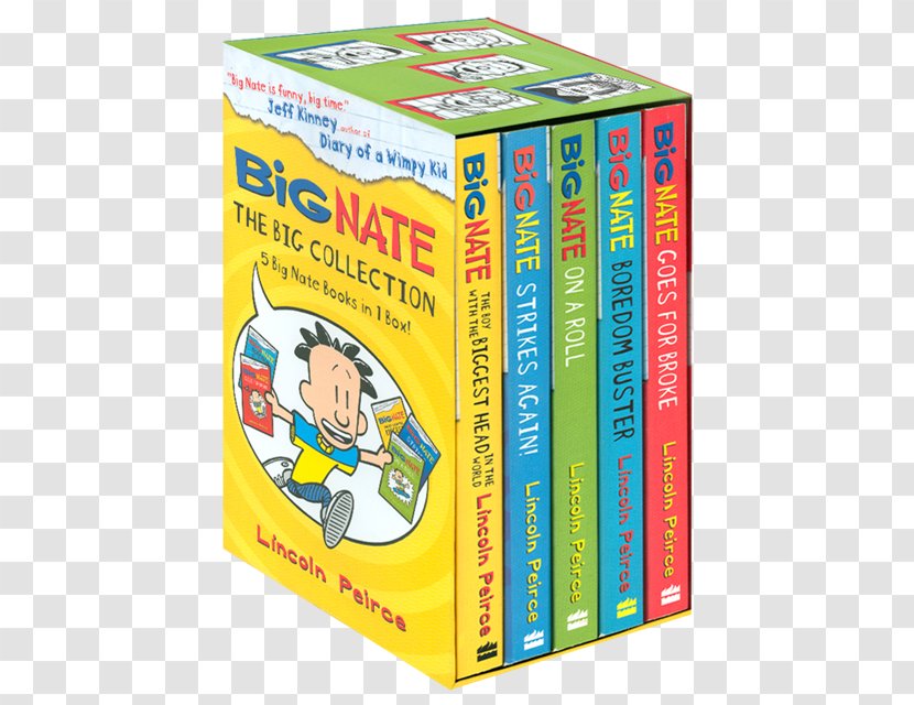 Big Nate: Blasts Off In A Class By Himself Nate 1-2 Punch: 2 Books 1 Box! Includes And Strikes Again - Comic Book Transparent PNG