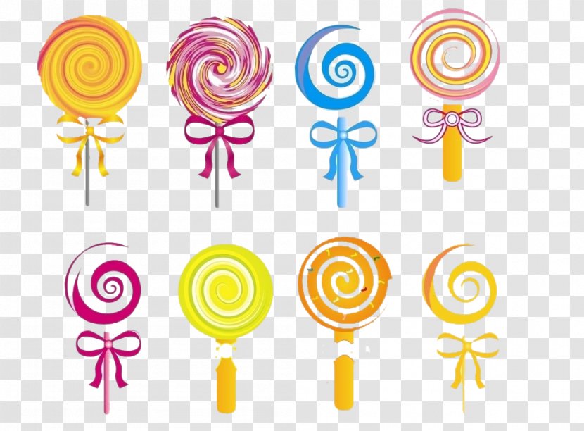 Lollipop Brittle Clip Art - Sugar - Colorful Lollipops Transparent PNG