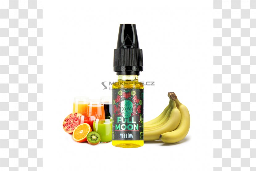 Dragon Fruit Moon Electronic Cigarette Aerosol And Liquid Citrus - Glass Bottle - Yellow Full Transparent PNG