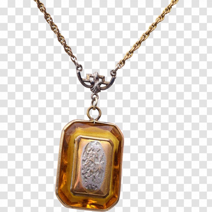 Locket Gemstone Gold-filled Jewelry Necklace Topaz Transparent PNG