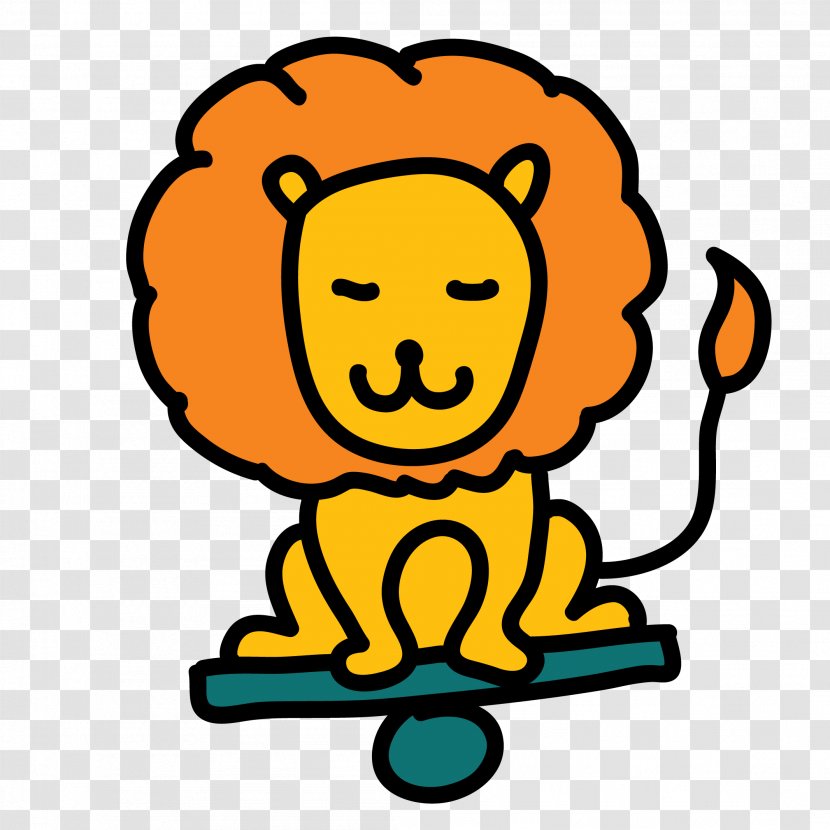 Lion Cubs Stick Figure Drawing Clip Art - Circus Transparent PNG