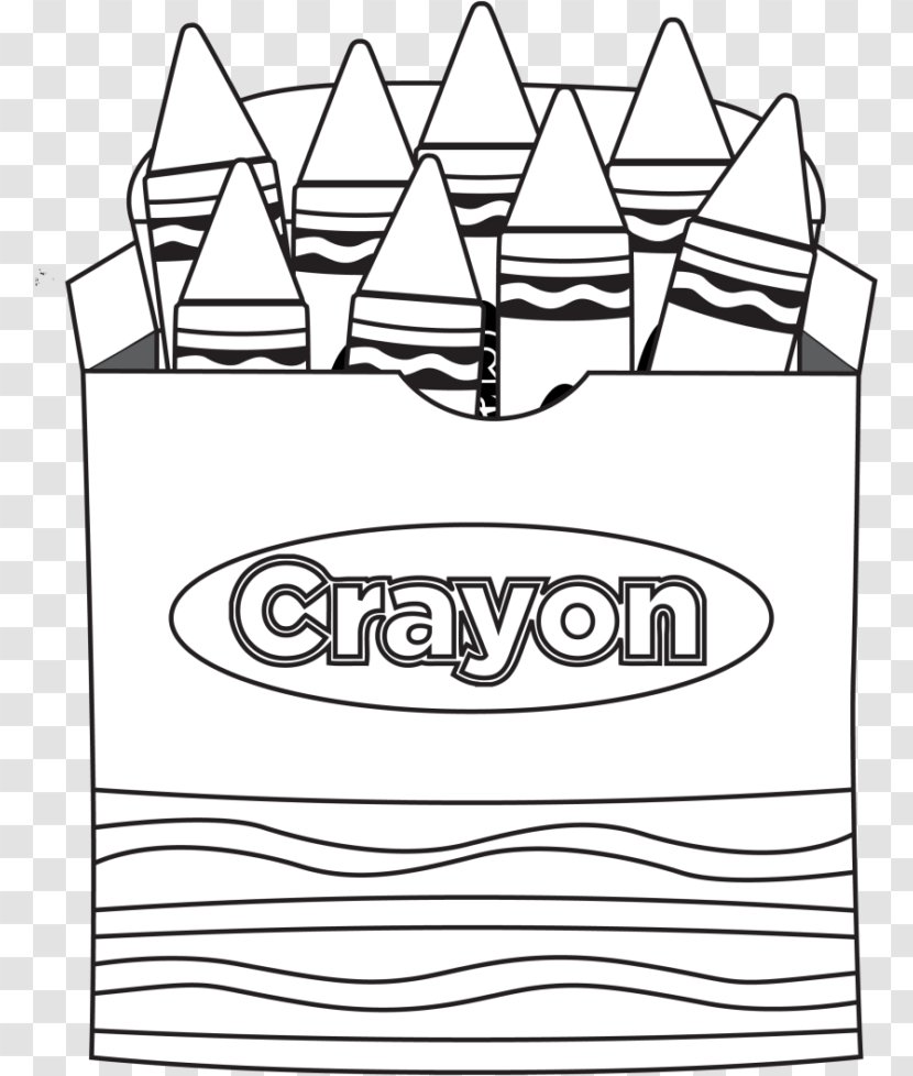 Coloring Book Crayola Drawing Crayon - Black - History Of Crayons Transparent PNG