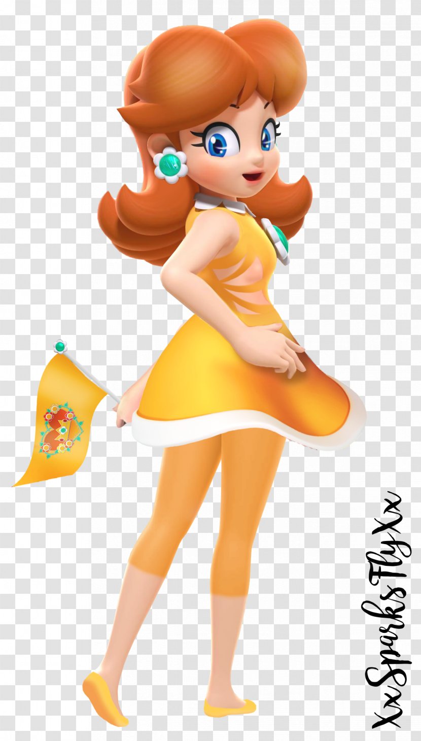 Super Mario Sunshine Tennis: Ultra Smash Strikers Charged - Princess - Daisy Transparent PNG
