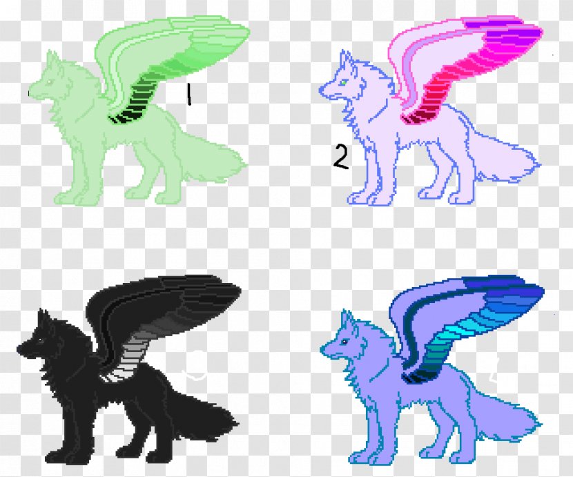 Cat Horse Mammal Dog Clip Art - Carnivoran - Elemental Winged Wolf Drawings Transparent PNG