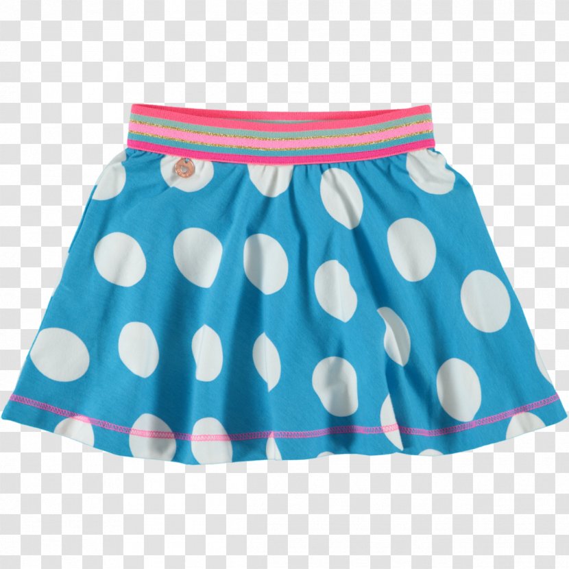 Mim-Pi Skirt Mim-887 Clothing Mim-882 Girls' Short Sleeve T-shirt Mim-920 - Polka Dot - Aqua Transparent PNG