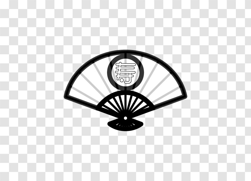 Monochrome Painting Hand Fan Black And White - Wheel - Folding Transparent PNG