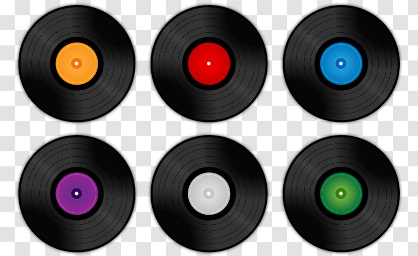 Phonograph Record LP - Silhouette - Vinyl Transparent PNG