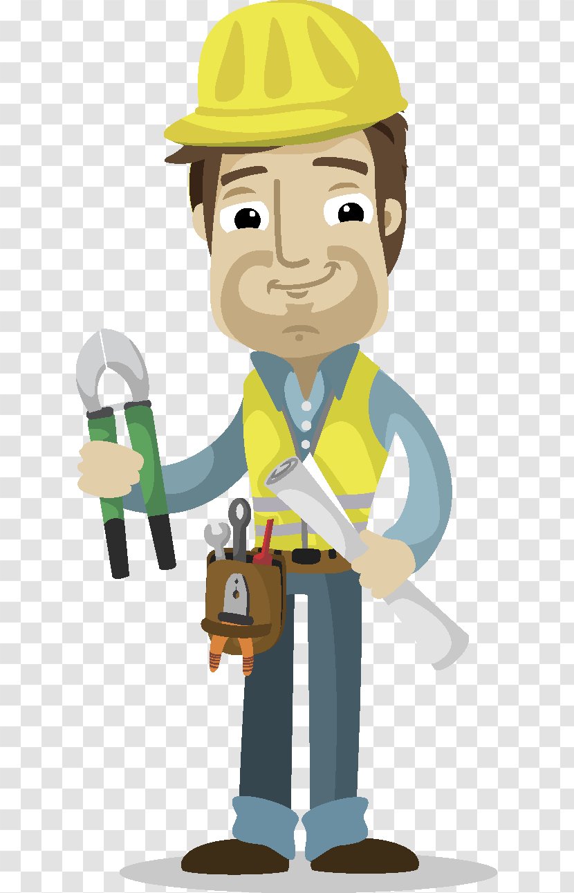 Laborer Cartoon - Architectural Engineering - Corporate Group Transparent PNG