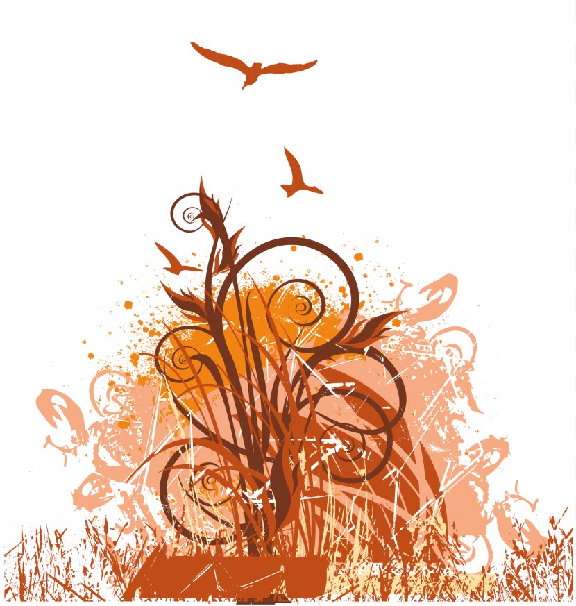 Stock Illustration - Royaltyfree - Floral Flourish Cliparts Transparent PNG