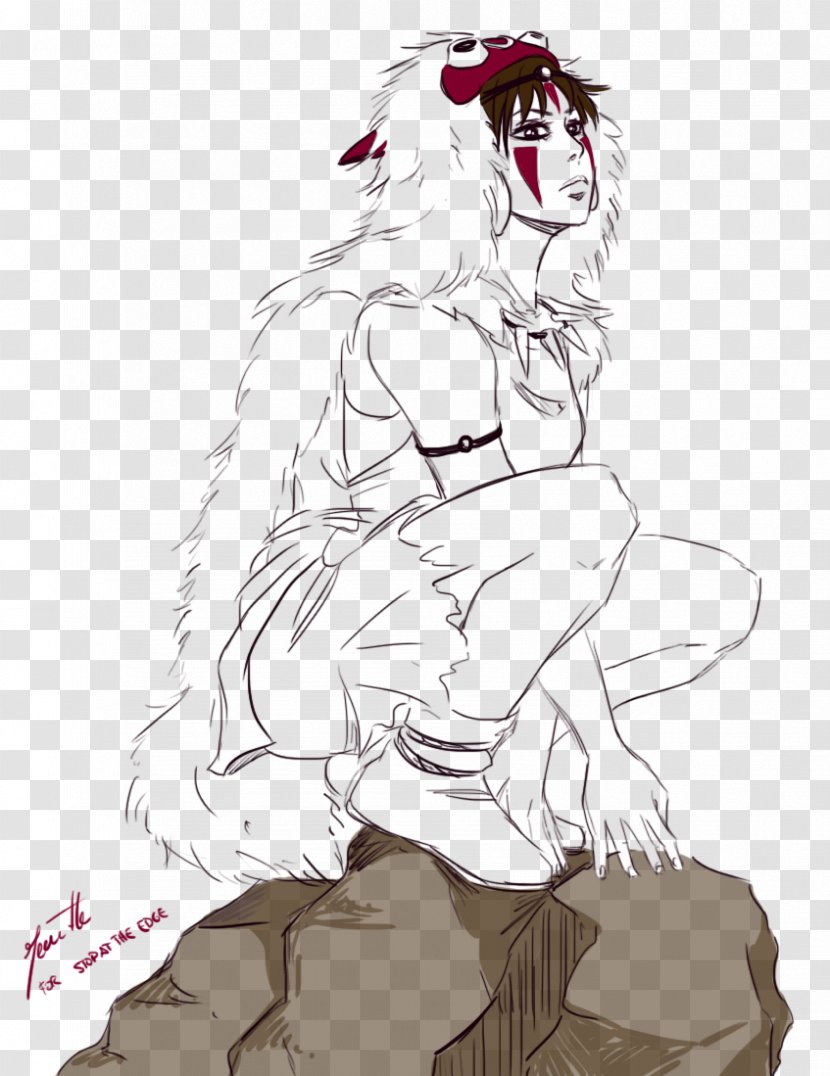 Drawing DeviantArt Sketch - Flower - Princess Mononoke Transparent PNG