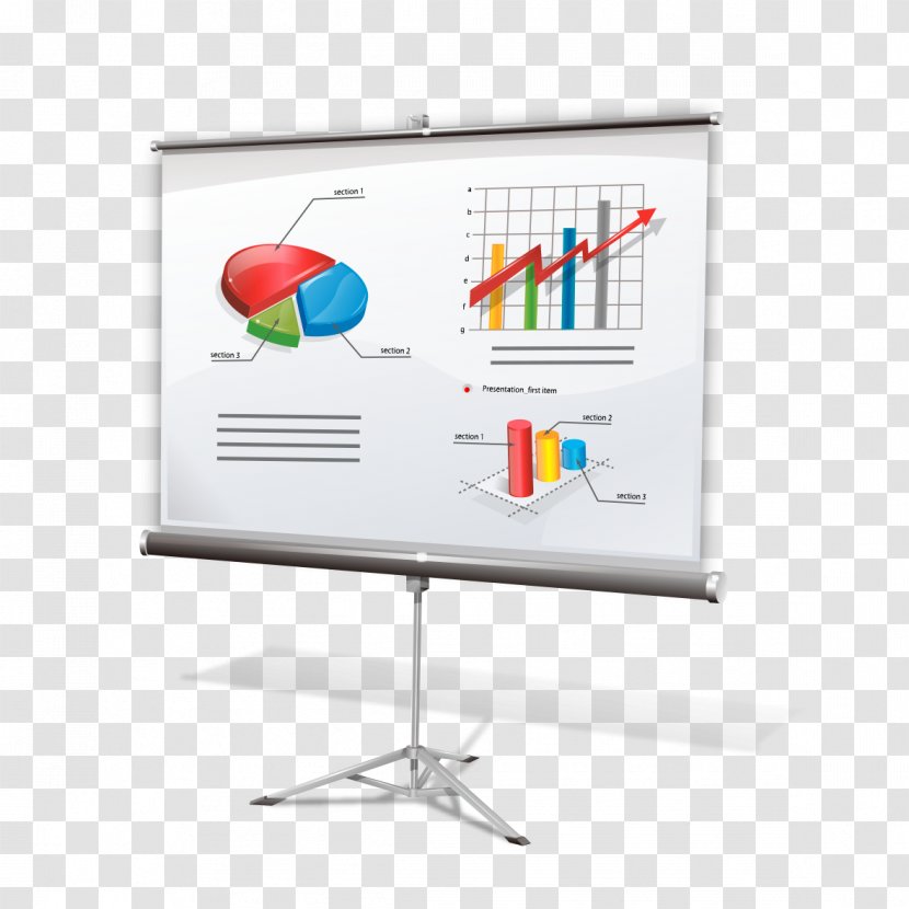 Presentation Icon - Computer Monitor - Teaching Model Projection Chart Transparent PNG